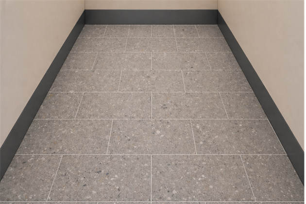 Klinker 300x300 mm mörkgrå matt MÅTTBESTÄLLS
